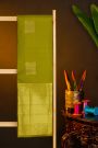 Kancheepuram Silk Mehendi Green Saree With Florals And Diamonds Cross Lines Border