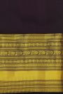 Kancheepuram Silk Bottle Green Saree With Florals And Paisley In Meena Buttis Body