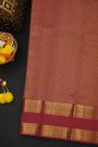 Kancheepuram Silk Black Saree With Floral Buttis Body And Gap Border
