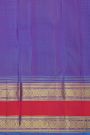 Kancheepuram Silk Rani Pink Saree With Floral Buttis Body