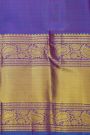 Kancheepuram Silk Rani Pink Saree With Florals And Paisleys Border