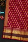 Kancheepuram Silk Off White Saree With Diamonds And Peacock Border
