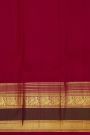 Kancheepuram Silk Off White Saree With Diamonds And Peacock Border