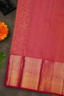 Kancheepuram Silk Rani Pink Saree With Florals And Buttis Body