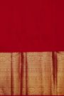 Kancheepuram Silk Red Saree With Florals And Buttis Body