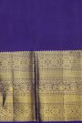 Kancheepuram Silk Purple Saree With Florals And Buttis Body