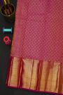 Kancheepuram Silk Mustard Yellow Saree With Gandaberunda Buttis And Bird Body