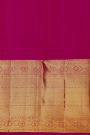 Kancheepuram Silk Mustard Yellow Saree With Gandaberunda Buttis And Bird Body
