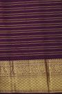 Kancheepuram Silk Dual Colour Saree With Florals And Peacock Buttis Body