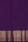 Kancheepuram Silk Violet Saree With Checks Florals And Buttis Body