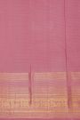 Kancheepuram Silk Onion Pink Saree With Yalis And Gandaberunda Buttis Body