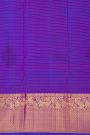 Kancheepuram Silk Dual Colour Saree With Zari Checks Florals And Yalis Border