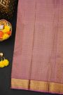 Kancheepuram Silk Black Saree With Floral Jaal Border
