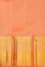 Kancheepuram Silk Peach Saree With Florals And Buttis Body