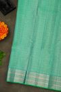 Kancheepuram Silk Mint Green Saree With Florals And Paisleys In Jaal Border