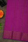 Kancheepuram Silk Purple Saree With Florals And Buttis Body