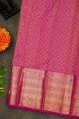 Kancheepuram Silk Red Saree With Florals And Buttis Body