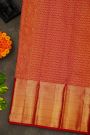 Kancheepuram Silk Red Saree With Gandaberunda Buttis And Birds Body