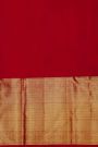 Kancheepuram Silk Red Saree With Gandaberunda Buttis And Birds Body