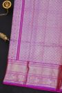 Venkatagiri Silk Violet Saree With Florals And Buttis Body
