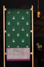 Venkatagiri Silk Bottle Green Saree With Florals And Buttis Body