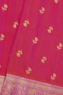 Venkatagiri Silk Red Saree With Florals And Buttis