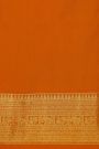 Venkatagiri Silk Brick Brown Saree With Florals And Buttis Body
