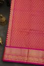 Venkatagiri Silk Purple Saree With Zari Checks And Floral Buttis Body