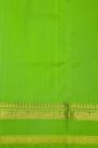 Venkatagiri Silk Light Green Saree With Peacocks And Floral Border