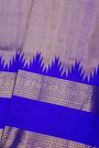 Venkatagiri Silk Royal Blue Saree With Kaddi Body