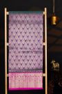 Venkatagiri Silk Mauve Saree With Florals And Buttis Body