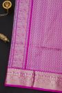 Venkatagiri Silk Mauve Saree With Florals And Buttis Body