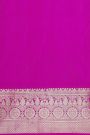 Venkatagiri Silk Mauve Saree With Florals And Buttis Body