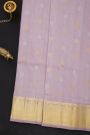 Venkatagiri Silk Onion Pink Saree With Rudraksha Buttis Body