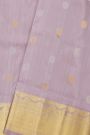 Venkatagiri Silk Onion Pink Saree With Rudraksha Buttis Body
