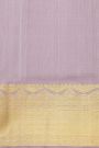 Venkatagiri Silk Onion Pink Saree With Rudraksha Buttis Body