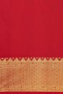 Venkatagiri Silk Violet Saree With All Over Zari Checks And Animal Body