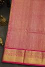 Venkatagiri Silk Yellow Saree With Zari Checks And Peacock Buttis Body