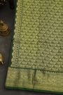 Venkatagiri Silk Violet Saree With Leaves And Birds Border
