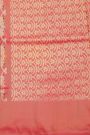 Banarasi Silk Yellow Saree With Meenakari Florals And Leaves Border