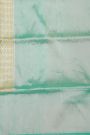 Banarasi Silk Lavender Saree With Florals And Leaves Border