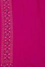 Banarasi Silk Magenta Saree With Florals And Leaves Jaal In Meenakari Border