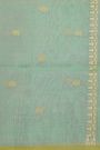 Fancy Organza Lime Green Saree With Florals And Leaves Body