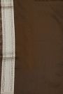 Banarasi Silk Brown Saree With Florals And Crown Buttis Body