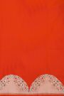 Banarasi Silk Dual Colour Saree With Meenakari Cross Lines And Floral Border