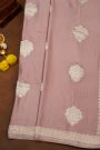 Banarasi Silk Lilac Saree With Florals And Buttis Body
