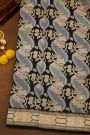Banarasi Silk Black Saree With Florals And Leaves Jaal In Meenakari Body