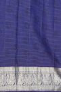 Kalamkari Silk Magenta Saree With Peacocks And Florals Border