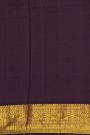 Kalamkari Silk Red Saree With Diamonds In Zari And Peacocks