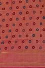 Kalamkari Silk Yellow Saree With Florals Border